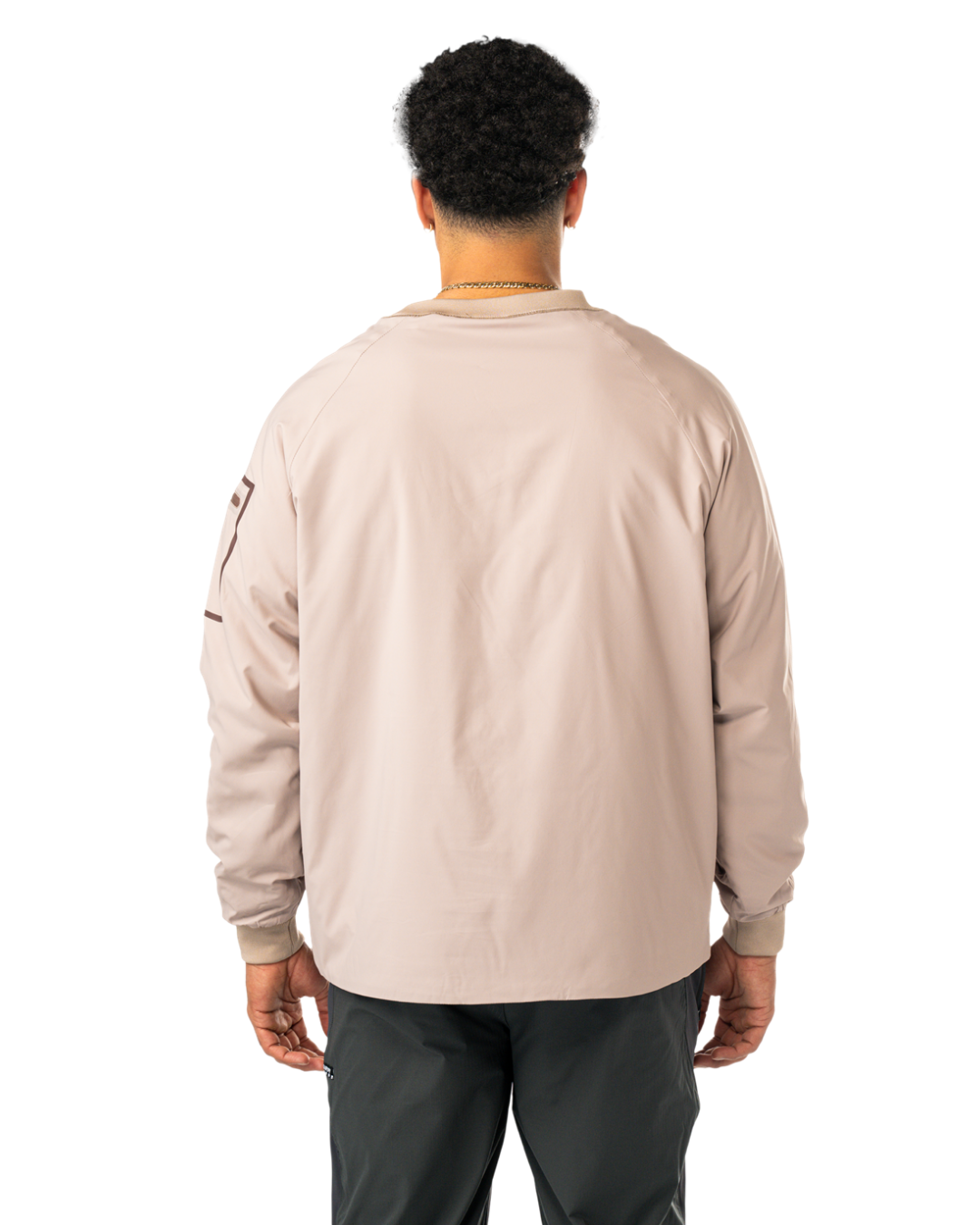 Mikina BAUER S25 FILLED CREWNECK-SR-LT TAUPE (1065847)