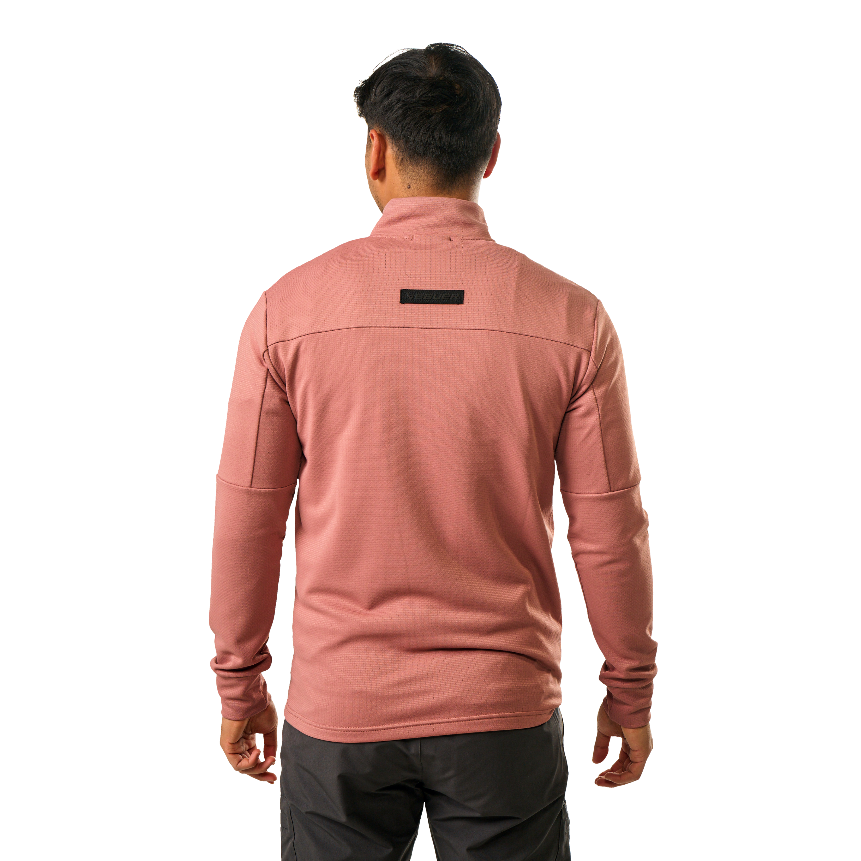 Mikina BAUER S25 FLC 1/4 ZIP-SR-CLAY (1064595)