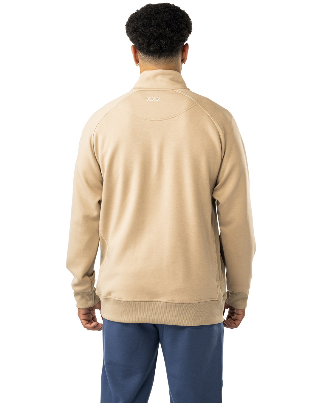 Mikina BAUER S25 FLC 1/4 ZIP-SR-DESERT (1065096)