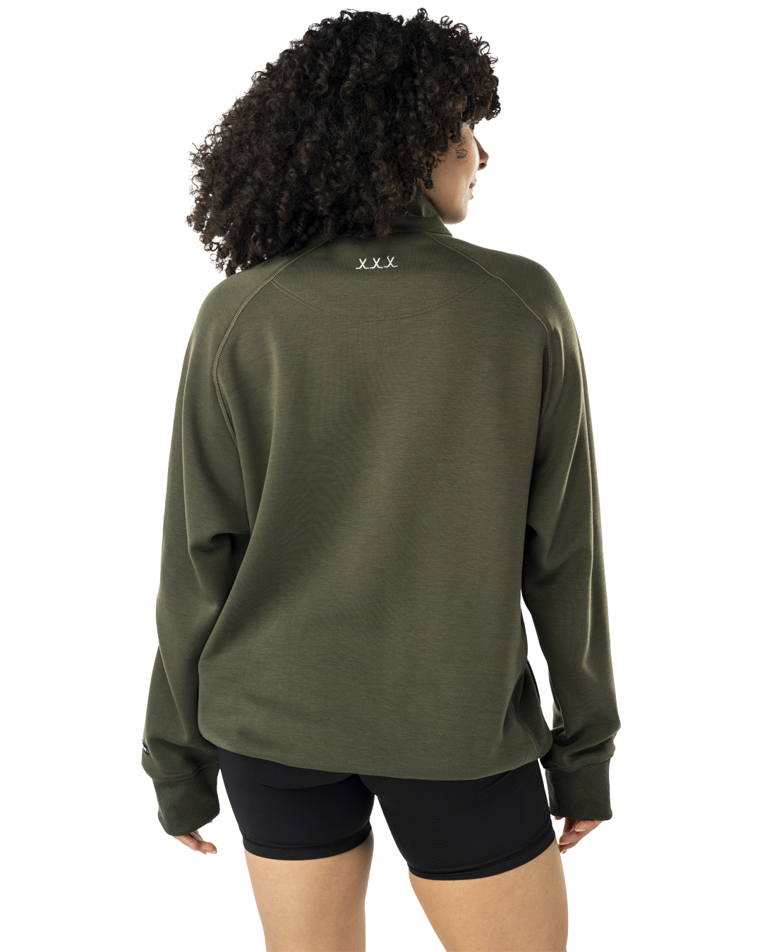 Mikina BAUER S25 FLC 1/4 ZIP-SR-FOREST (1065095)