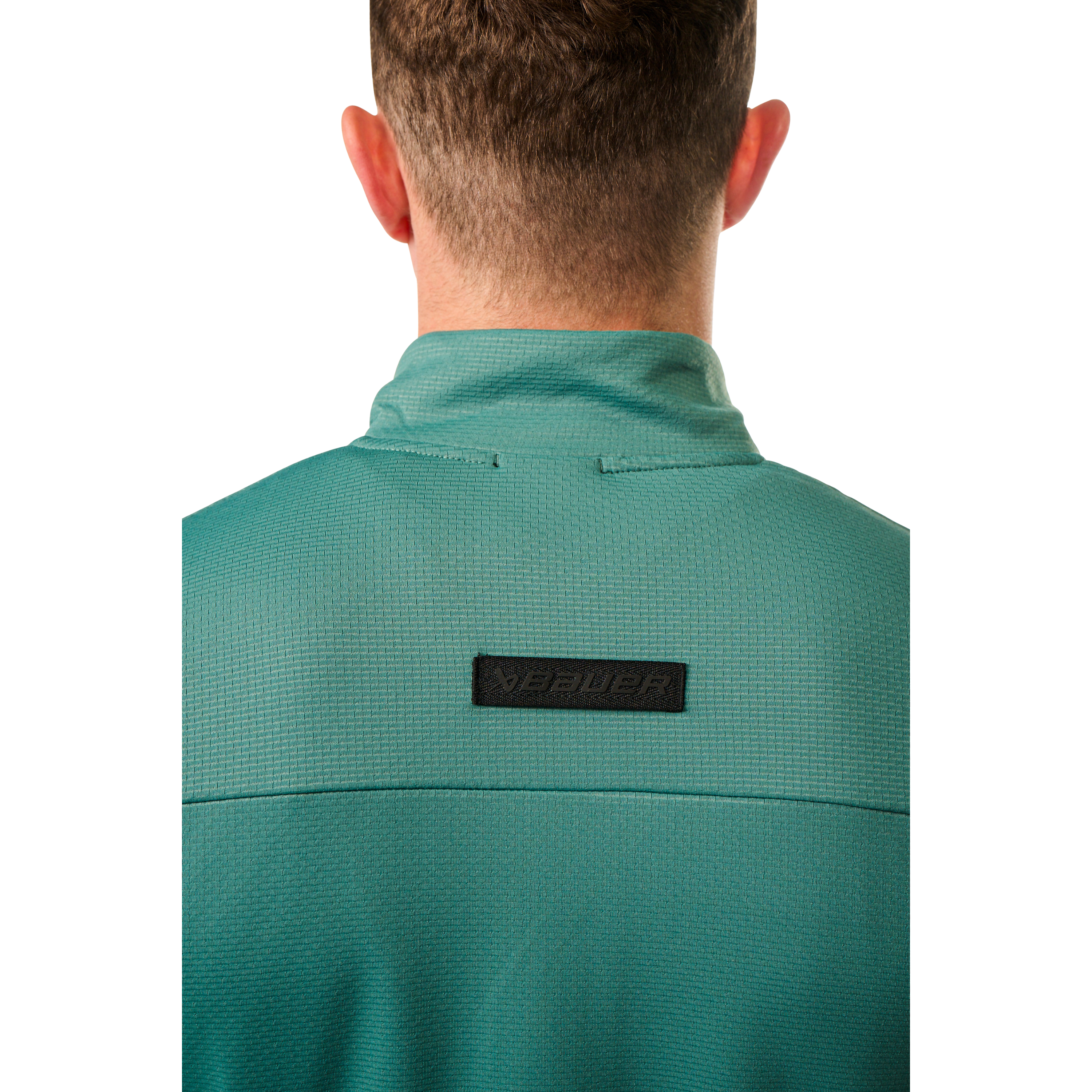 Mikina BAUER S25 FLC 1/4 ZIP-SR-SEA PINE (1064656)