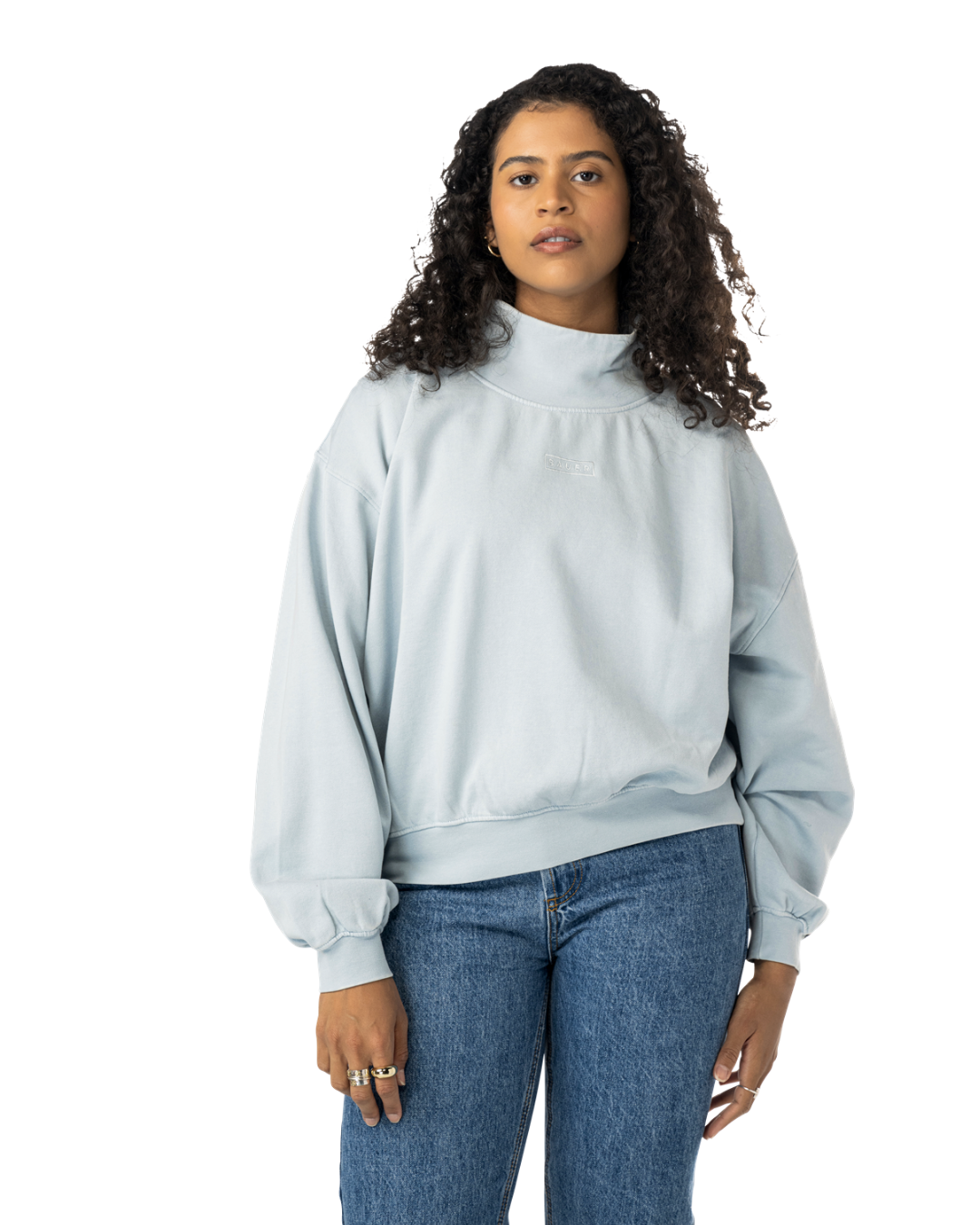 Mikina BAUER S25 FRENCH TERRY PULLOVER-WM-LTBLU (1065917)