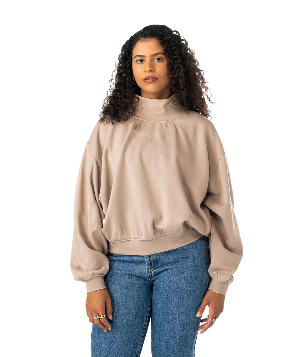 Mikina BAUER S25 FRENCH TERRY PULLOVER-WM-TAUPE (1065916)