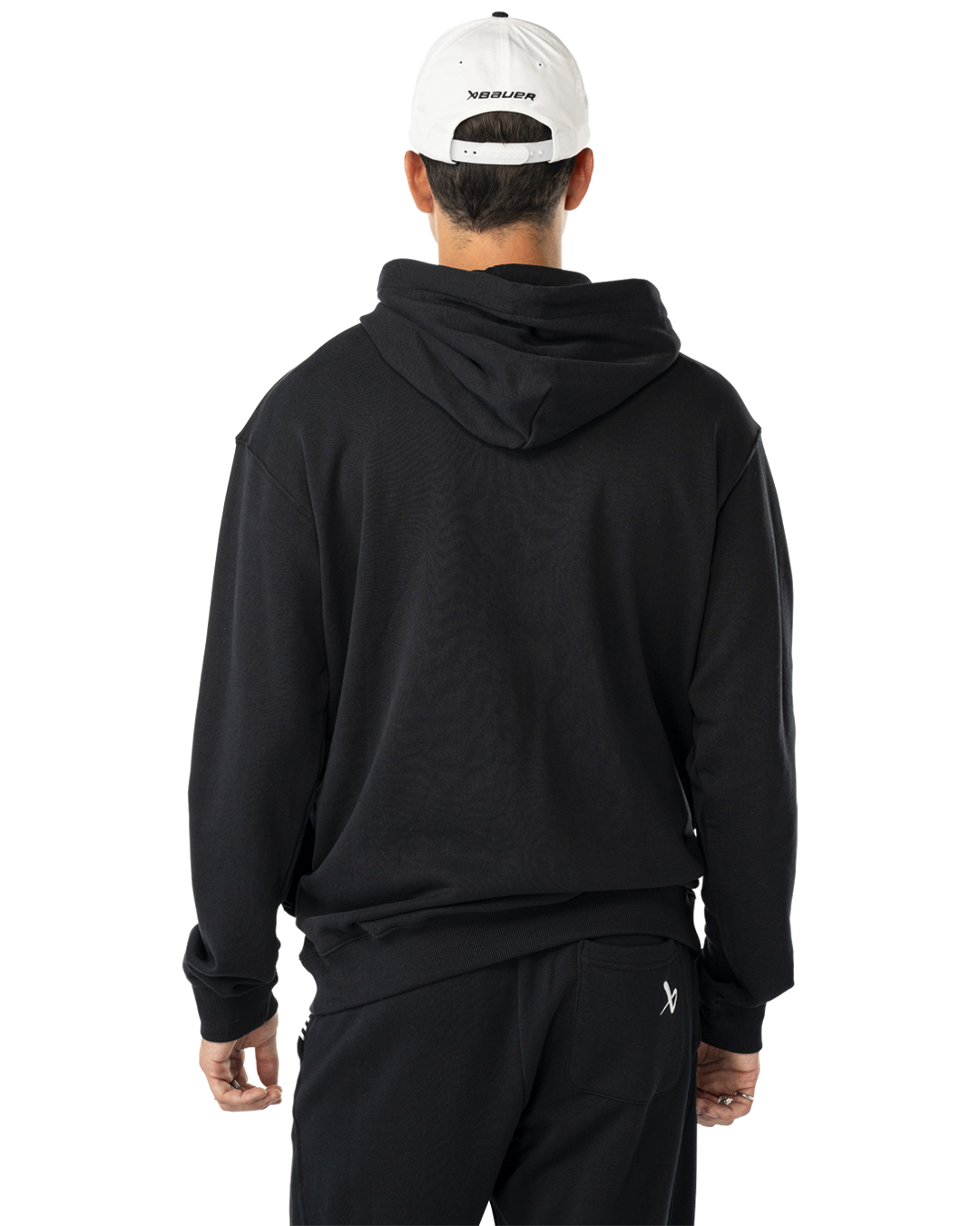 Mikina BAUER S25 FRN TERRY HOODIE-SR-BLK (1065097)