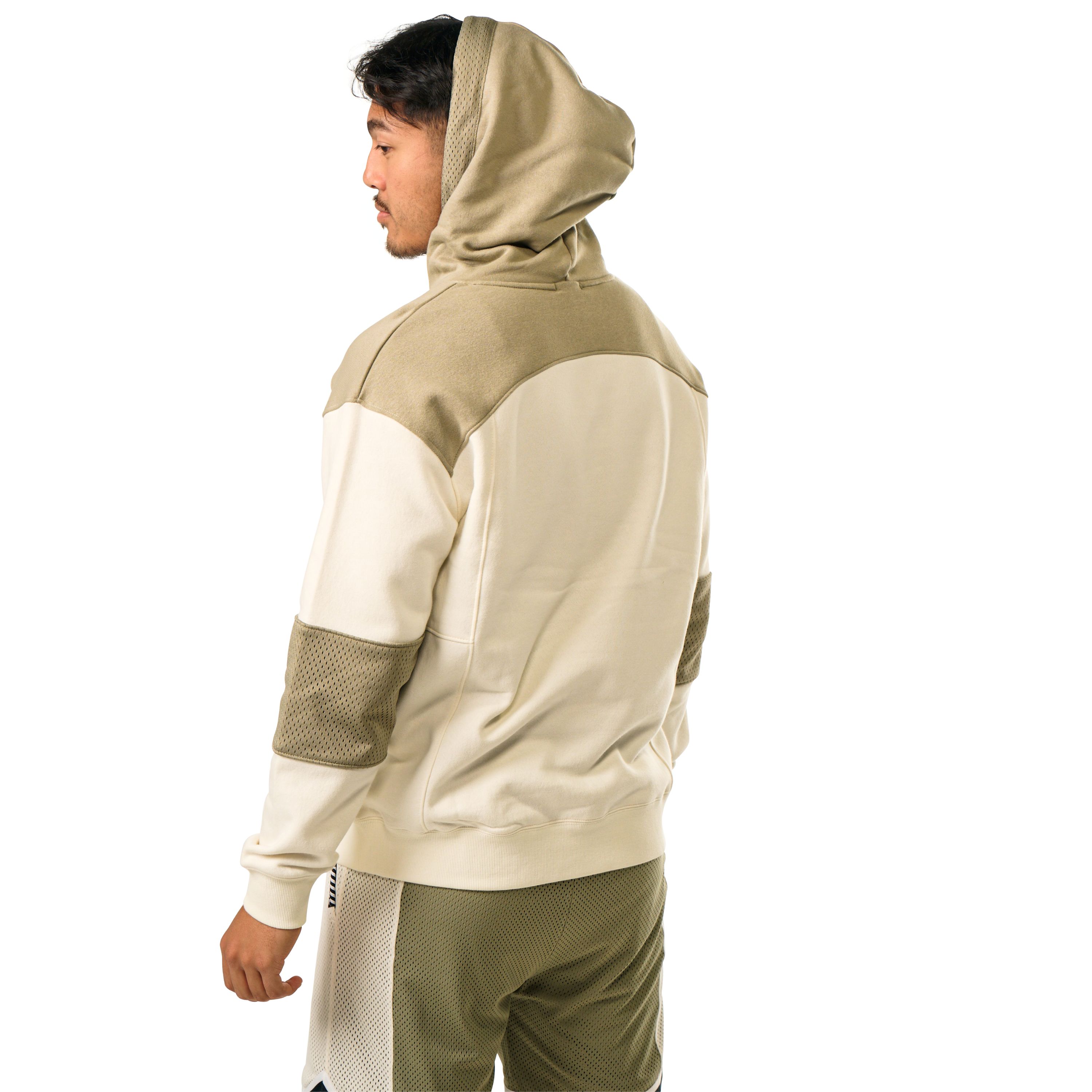Mikina BAUER S25 GAMECHANGER HOODIE-SR-TAN/SAGE (1064684)