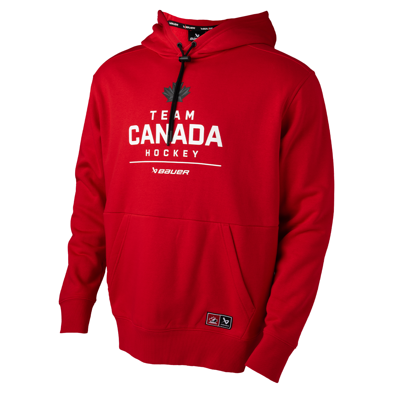 Mikina BAUER S25 HC OLY STACKED HOODIE-SR-RED (1066359)