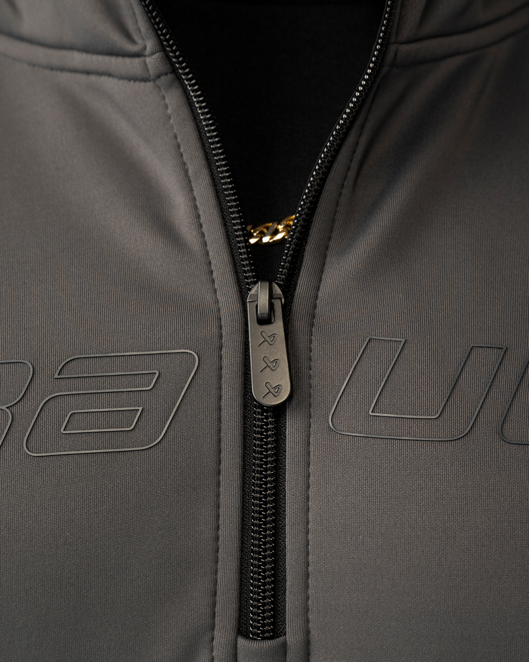 Mikina BAUER S25 PUFFER 1/2 ZIP HOODIE-SR-BLK (1065925)