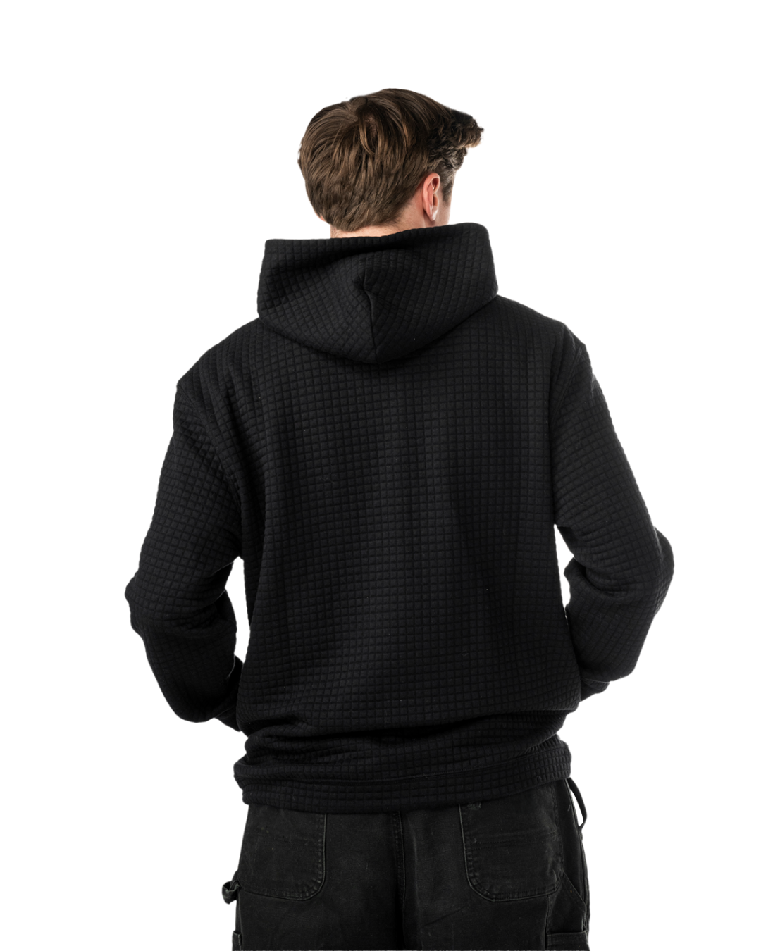 Mikina BAUER S25 QUILTED HOODIE-SR-BLK (1065922)