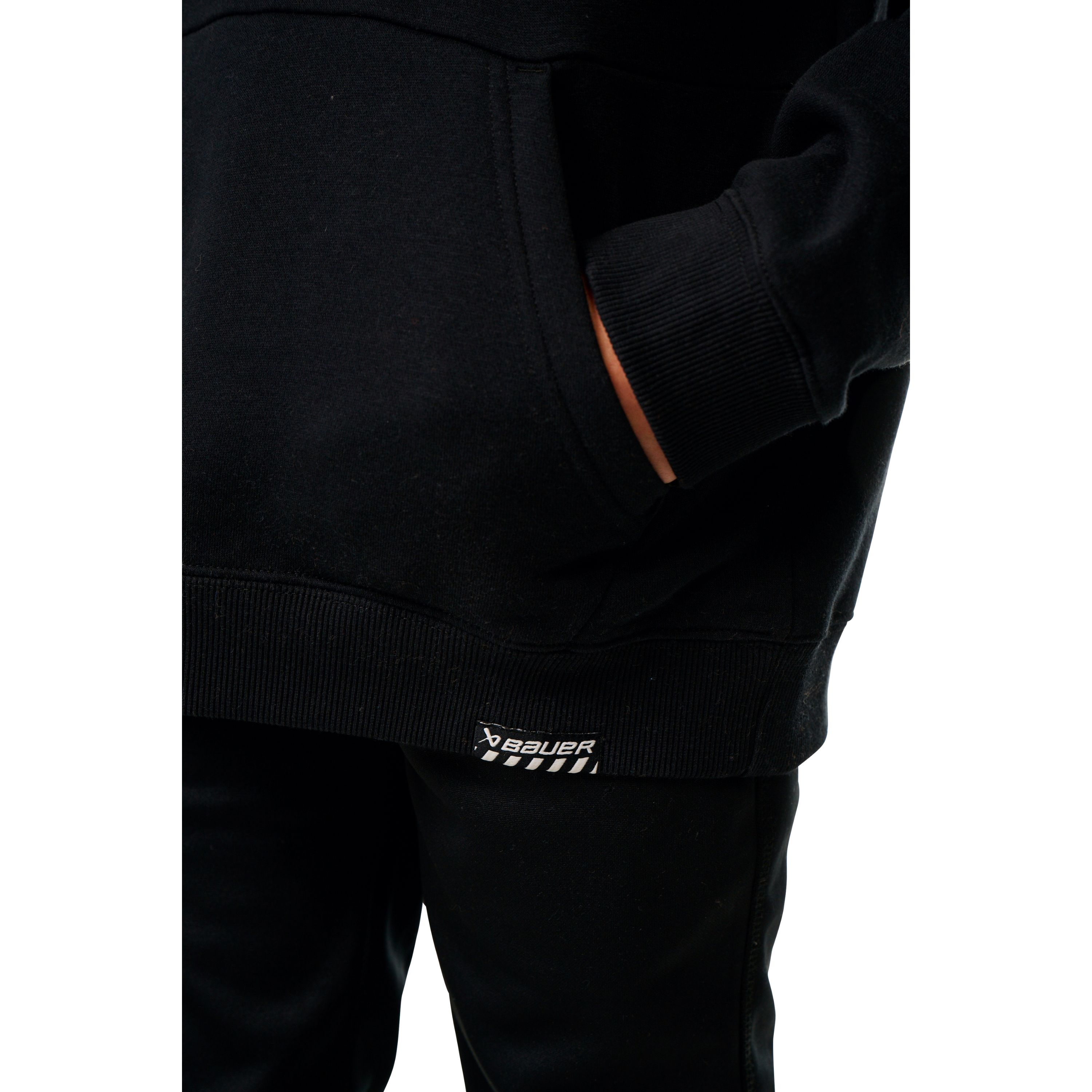 Mikina BAUER S25 ULTIMATE HOODIE-YTH-BLK (1064738)