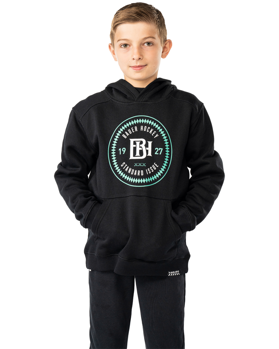 Mikina BAUER S25 ULTIMATE HOODIE-YTH-BLK (1065117)