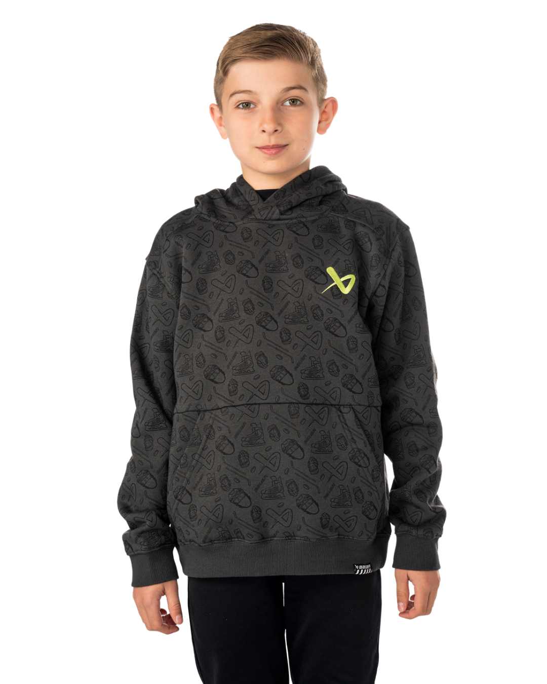 Mikina BAUER S25 ULTIMATE HOODIE-YTH-BLK (1065868)