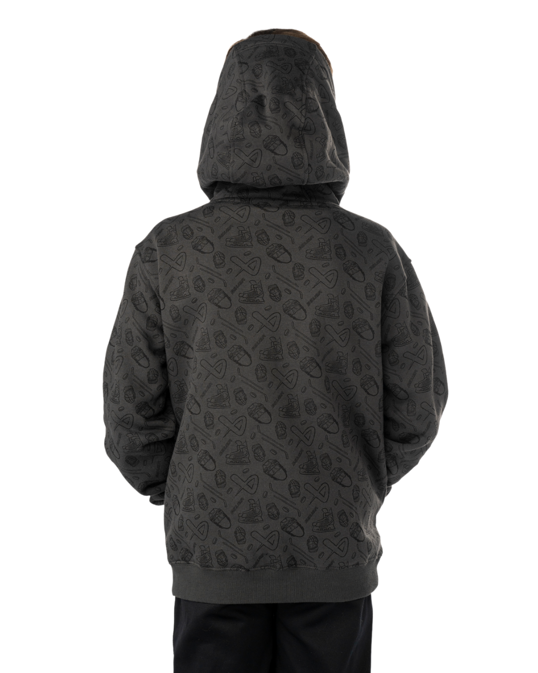 Mikina BAUER S25 ULTIMATE HOODIE-YTH-BLK (1065868)