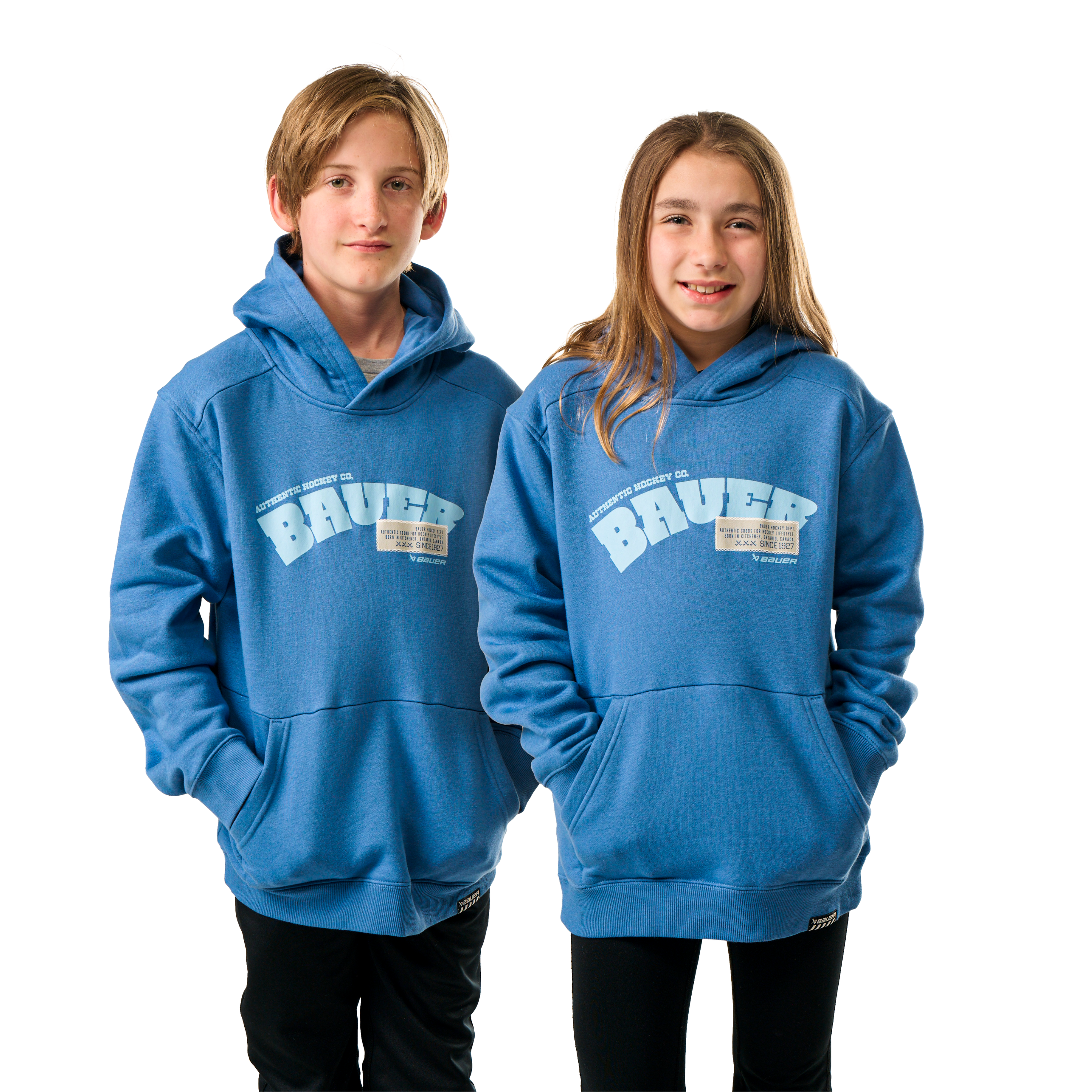 Mikina BAUER S25 ULTIMATE HOODIE-YTH-DUTCH BLUE (1064739) 