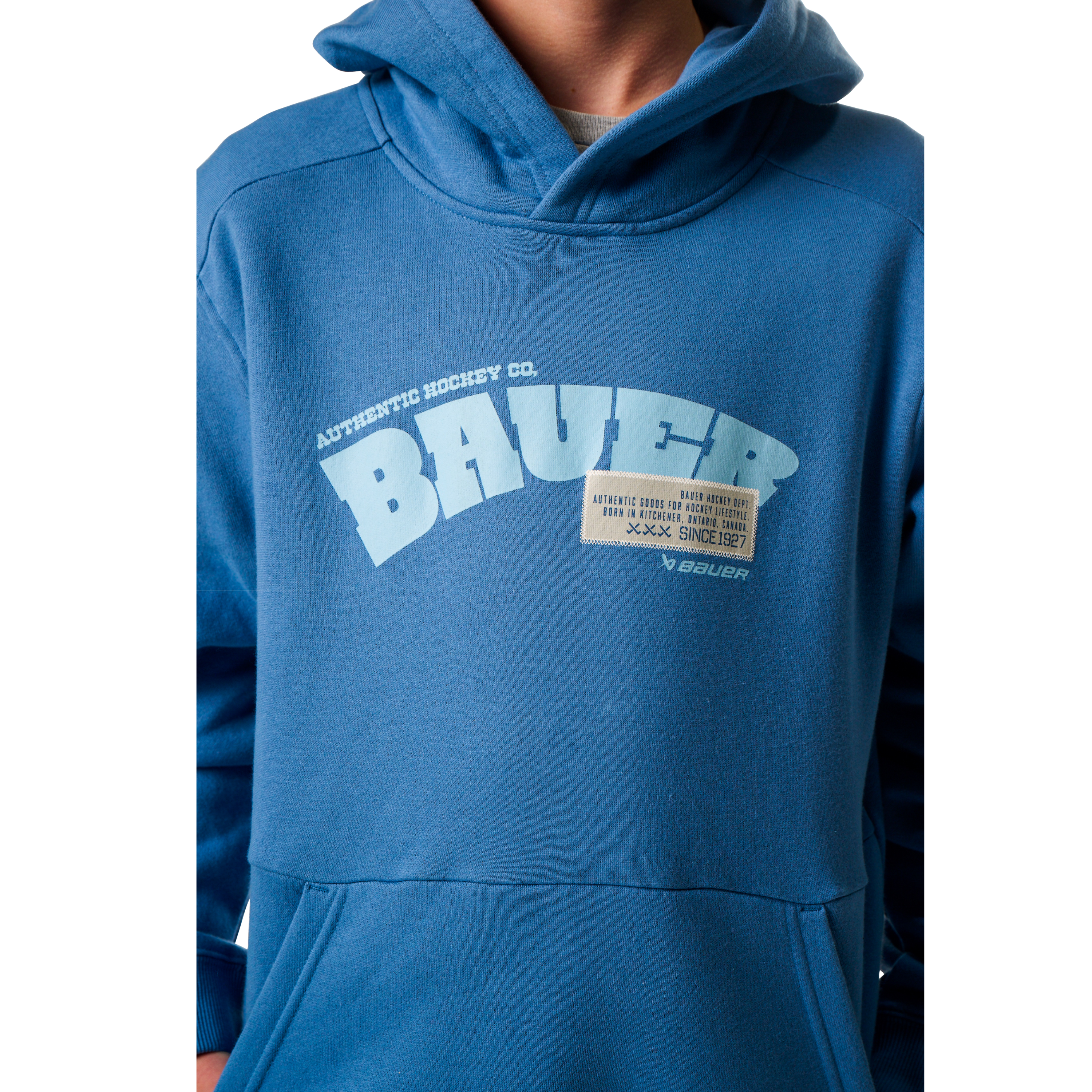 Mikina BAUER S25 ULTIMATE HOODIE-YTH-DUTCH BLUE (1064739) 