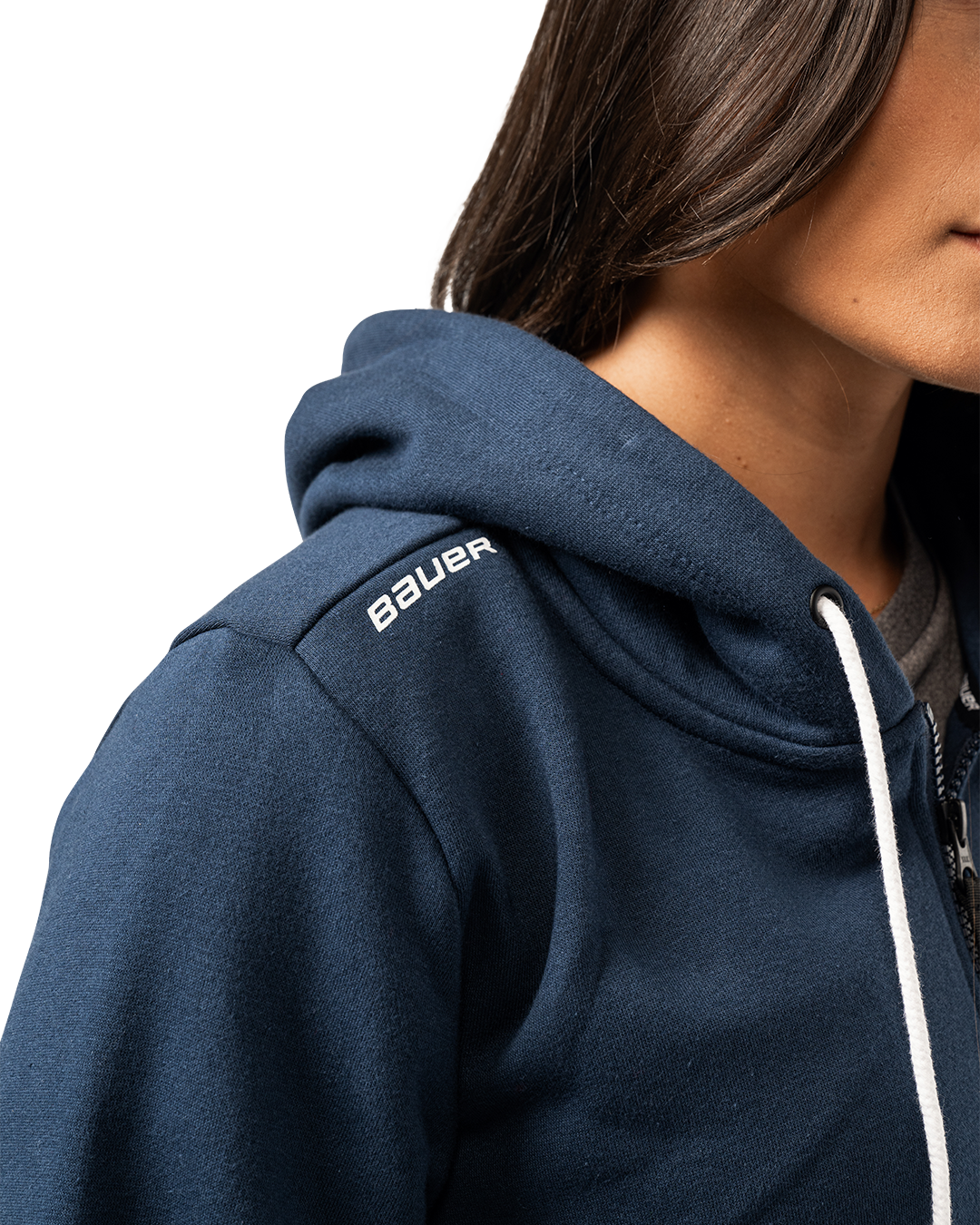 Mikina BAUER S25 WMNS TEAM FULL ZIP-NVY (1064628)
