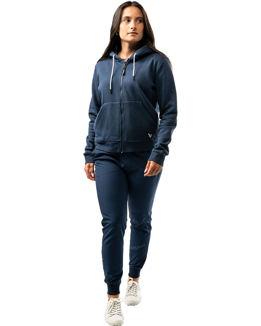 Mikina BAUER S25 WMNS TEAM FULL ZIP-NVY (1064628)
