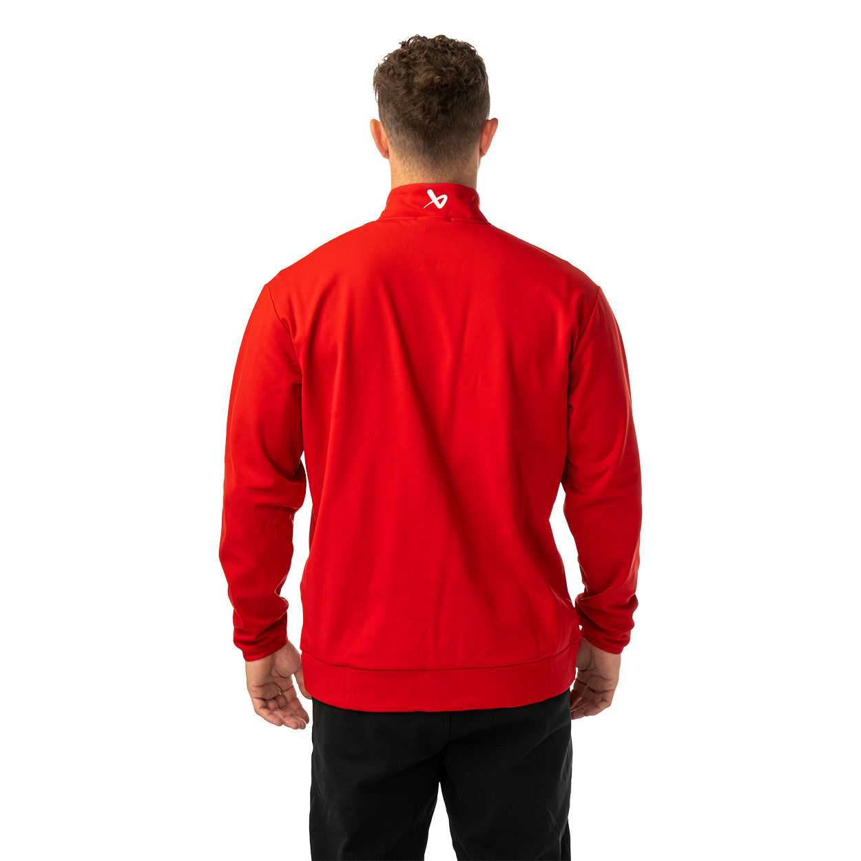 Mikina BAUER S26 TEAM FLEECE 1/2 ZIP-SR-RED (1067293)