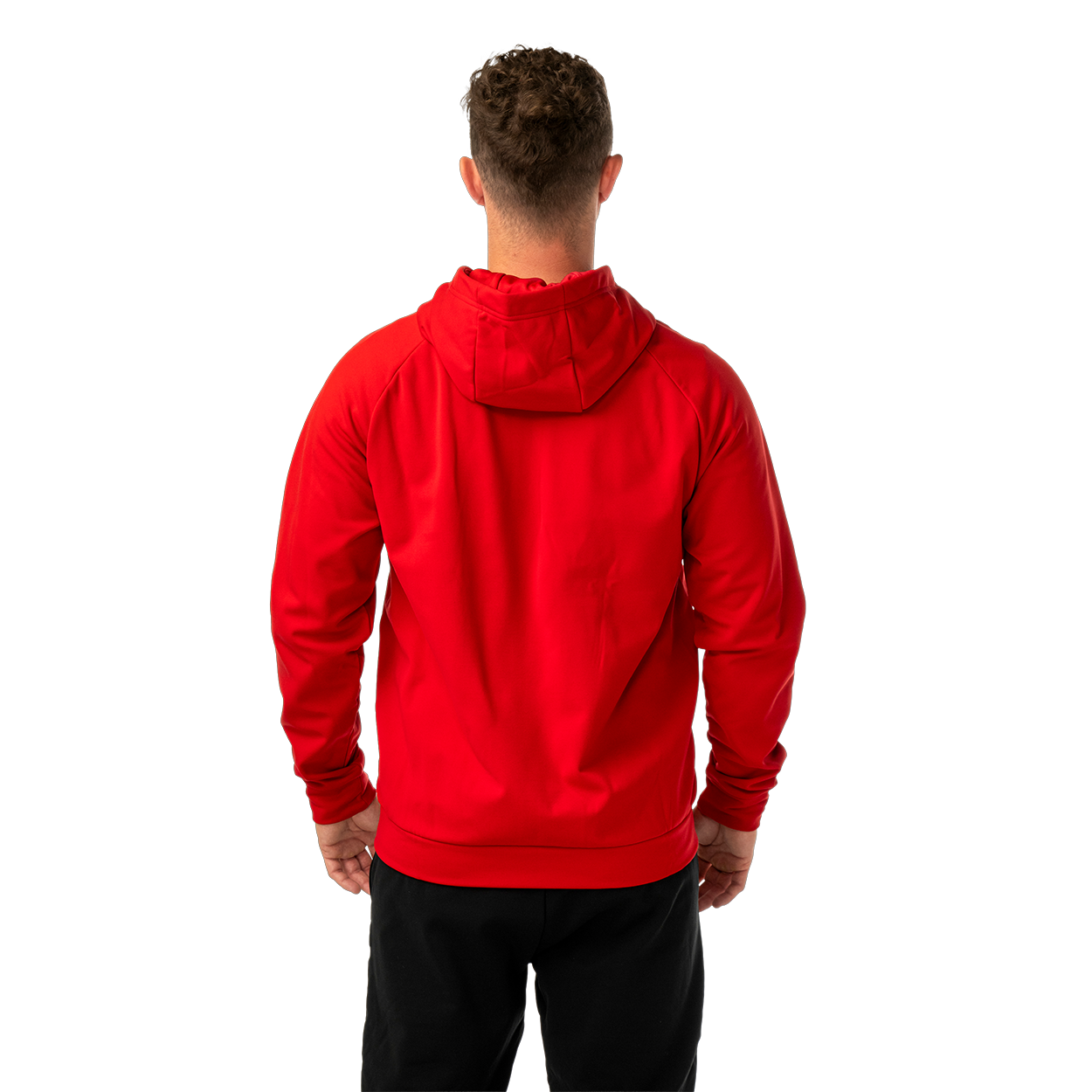 Mikina BAUER S26 TEAM FLEECE ZIP HOODIE-SR-RED (1067309)