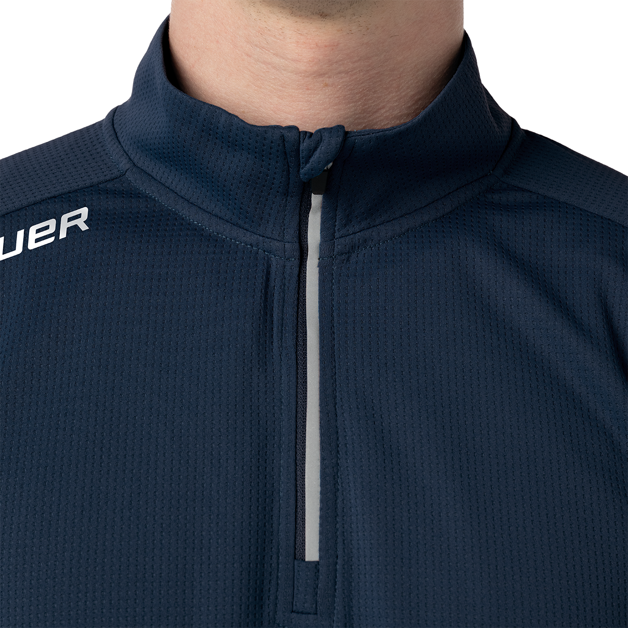 Mikina BAUER S26 TEAM PERF 1/4 ZIP-SR-NAV (1068368)