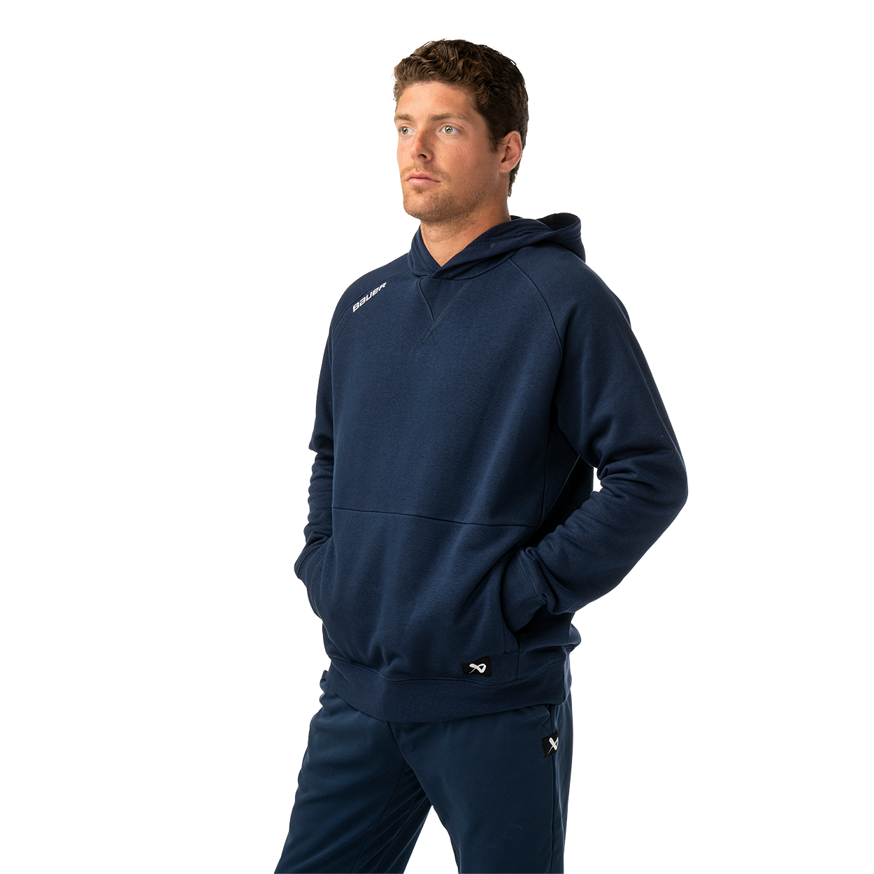 Mikina BAUER S26 TEAM ULTIMATE HOODIE-SR-NAVY (1067233)