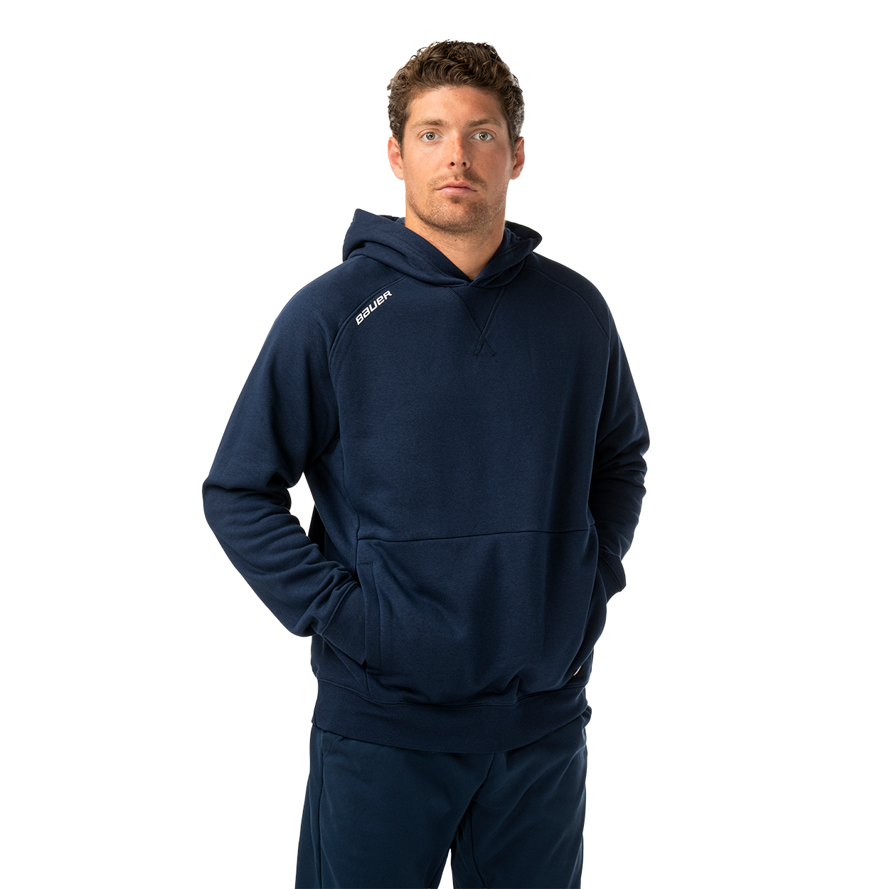 Mikina BAUER S26 TEAM ULTIMATE HOODIE-SR-NAVY (1067233)