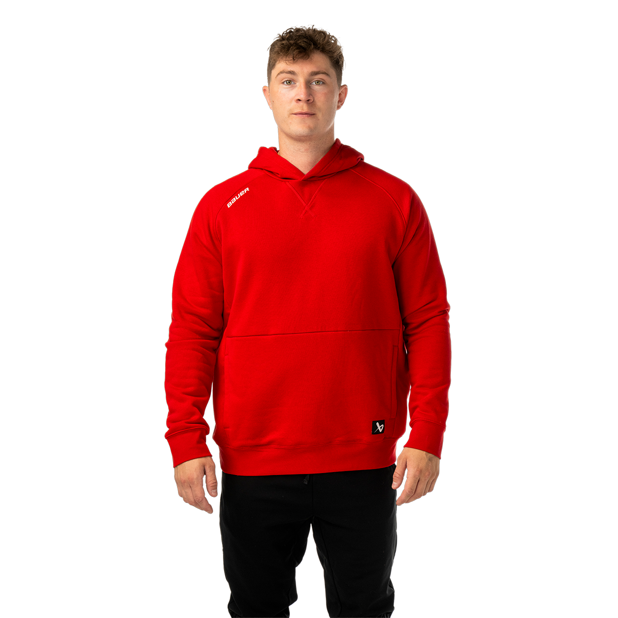 Mikina BAUER S26 TEAM ULTIMATE HOODIE-SR-RED (1067235)