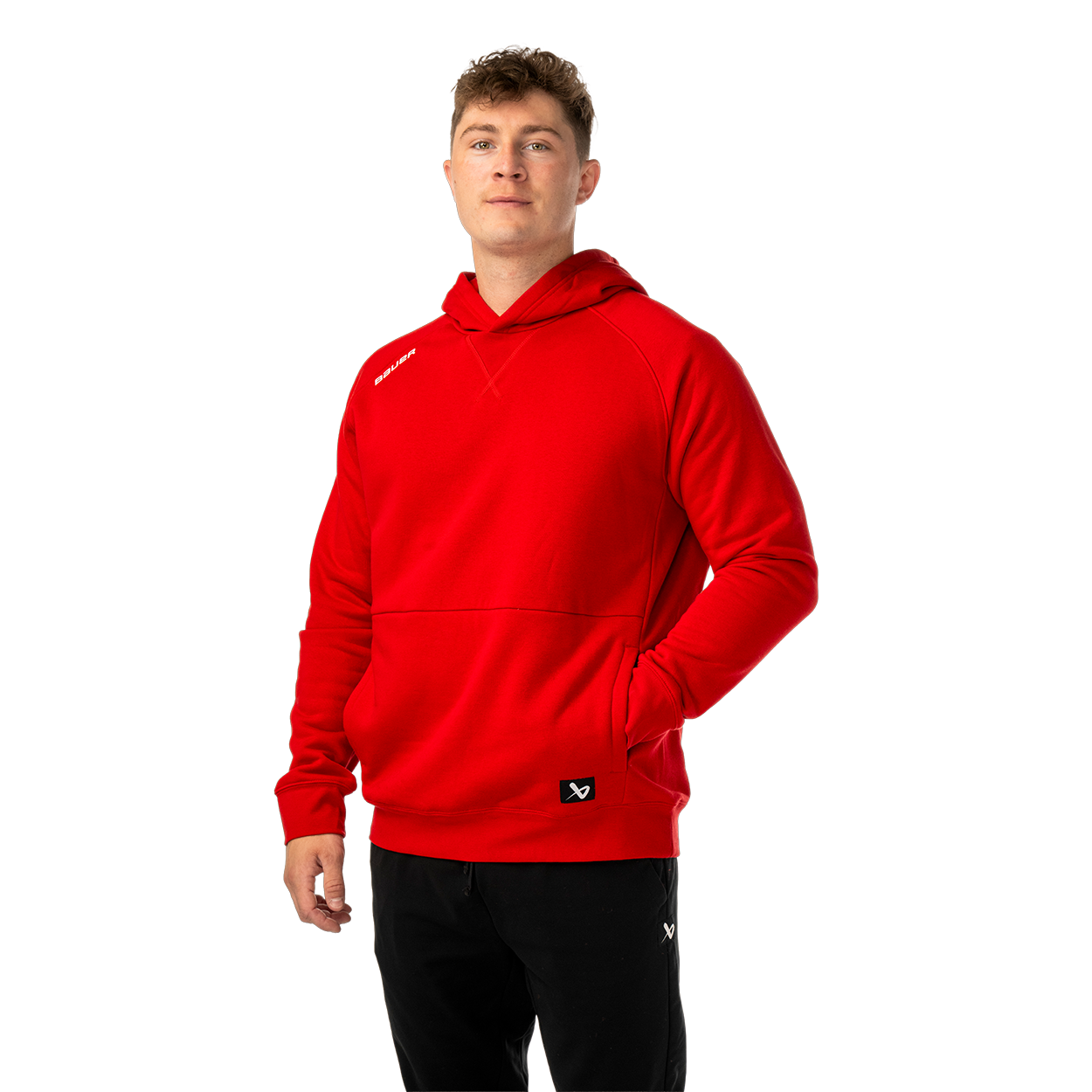 Mikina BAUER S26 TEAM ULTIMATE HOODIE-SR-RED (1067235)