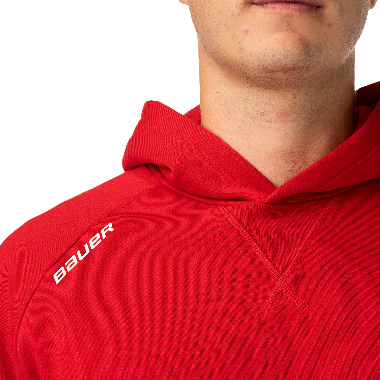 Mikina BAUER S26 TEAM ULTIMATE HOODIE-SR-RED (1067235)
