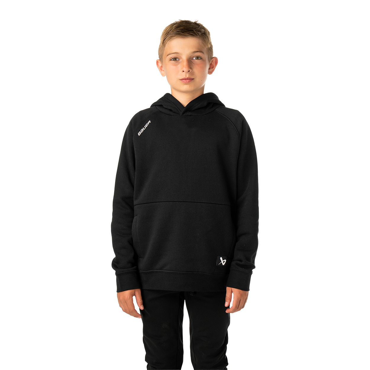 Mikina BAUER S26 TEAM ULTIMATE HOODIE-YTH-BLK (1067236)