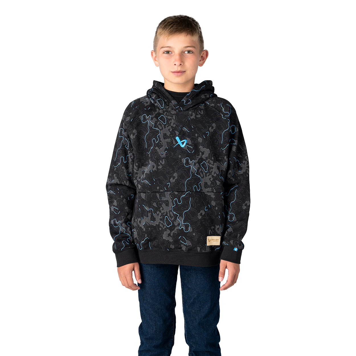 Mikina BAUER S26 ULTIMATE HOODIE-YTH-PRINT (1067600)