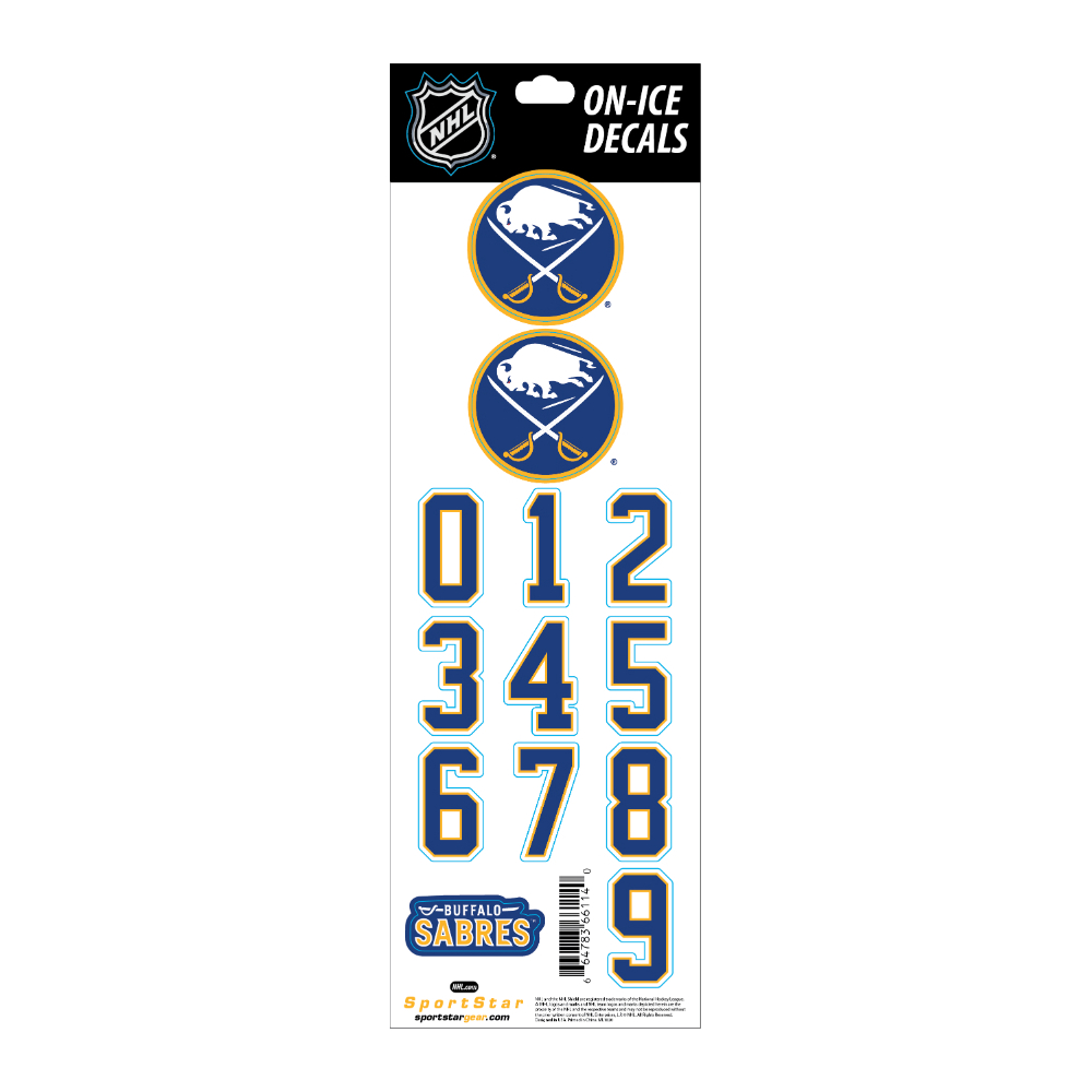 Nálepka na helmu SPORTSTAR BUFFALO SABRES