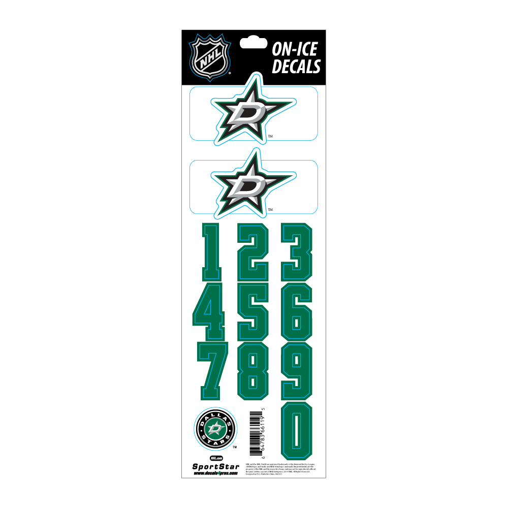 Nálepka na helmu SPORTSTAR - DALLAS STARS