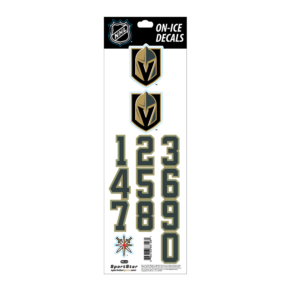 Nálepka na helmu SPORTSTAR - LAS VEGAS GOLDEN KNIGHTS