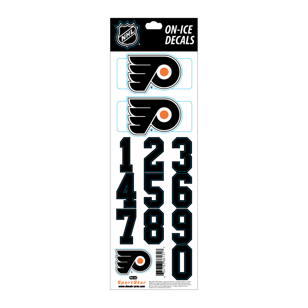 Nálepka na helmu SPORTSTAR - PHILADELPHIA FLYERS