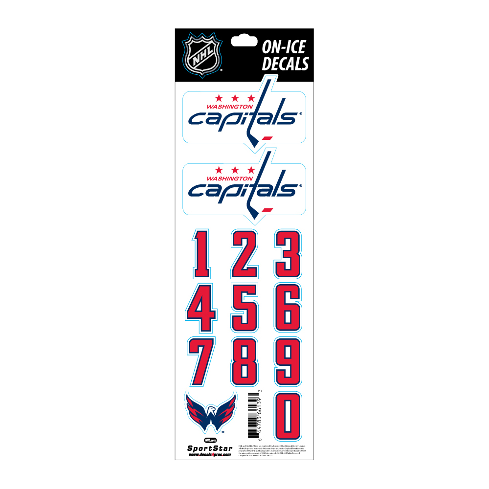 Nálepka na helmu SPORTSTAR - WASHINGTON CAPITALS