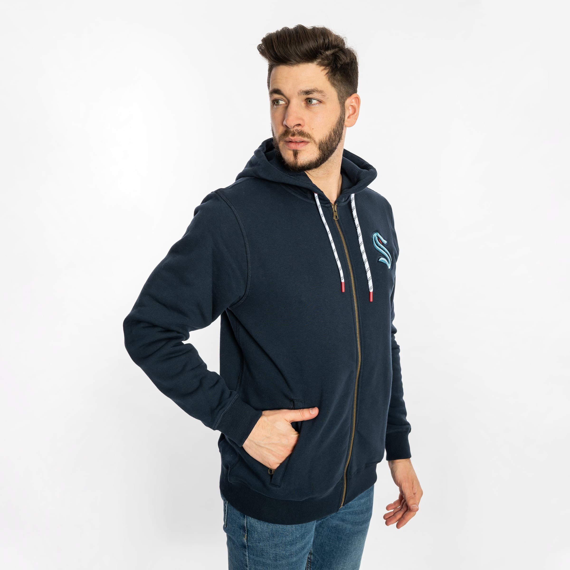 NHL Seattle Kraken Back Check ’47 MORRIS Full Zip Hood