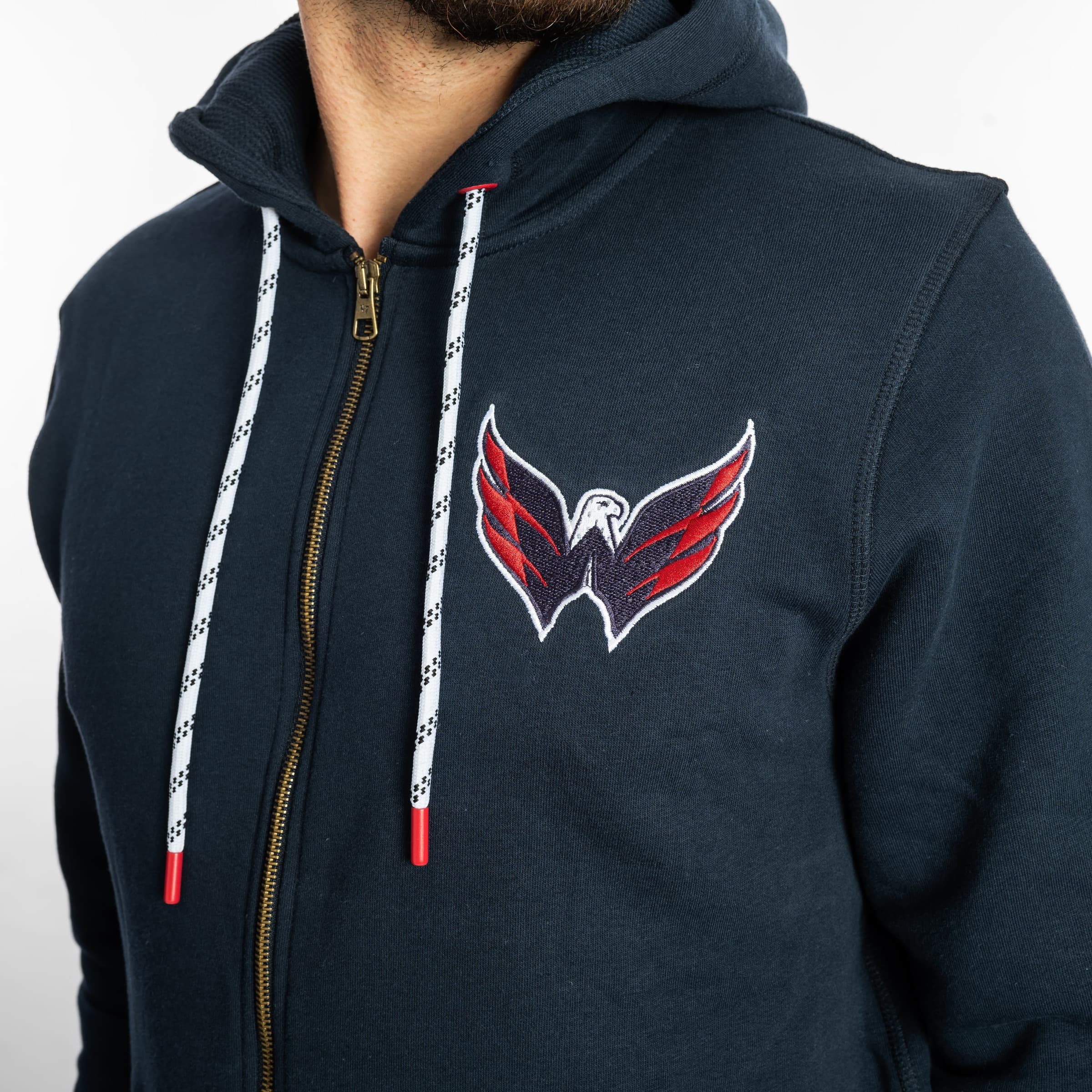 NHL Washington Capitals Back Check ’47 MORRIS Full Zip Hood