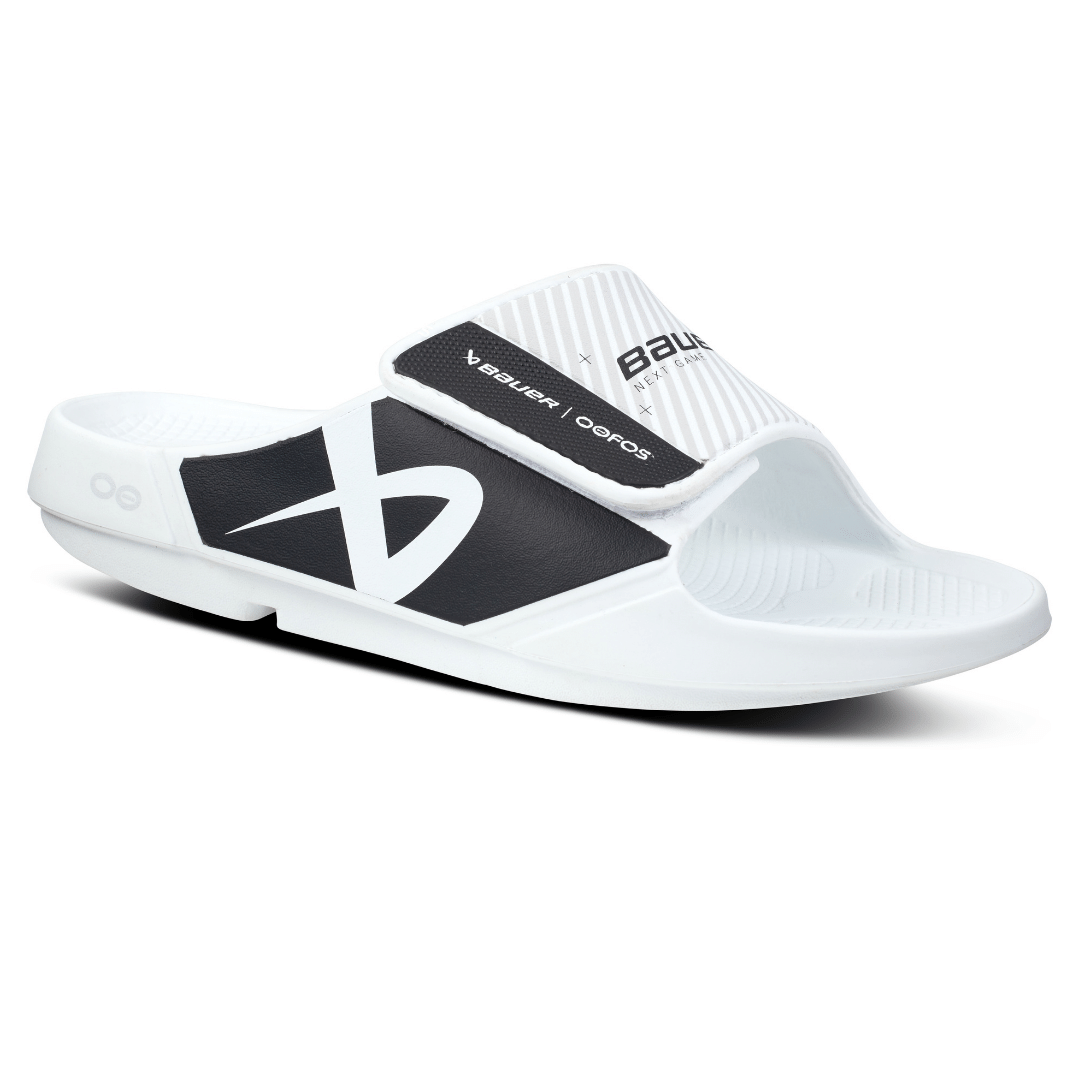 Pantofle BAUER OOFOS® SPORT FLEX SLIDE - WHT (1061416)