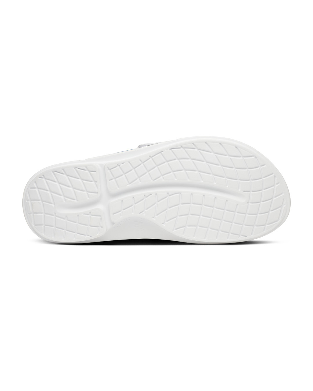 Pantofle BAUER S25 OOFOS SPORT FLEX SLIDE-WHT/BLU (1065477)