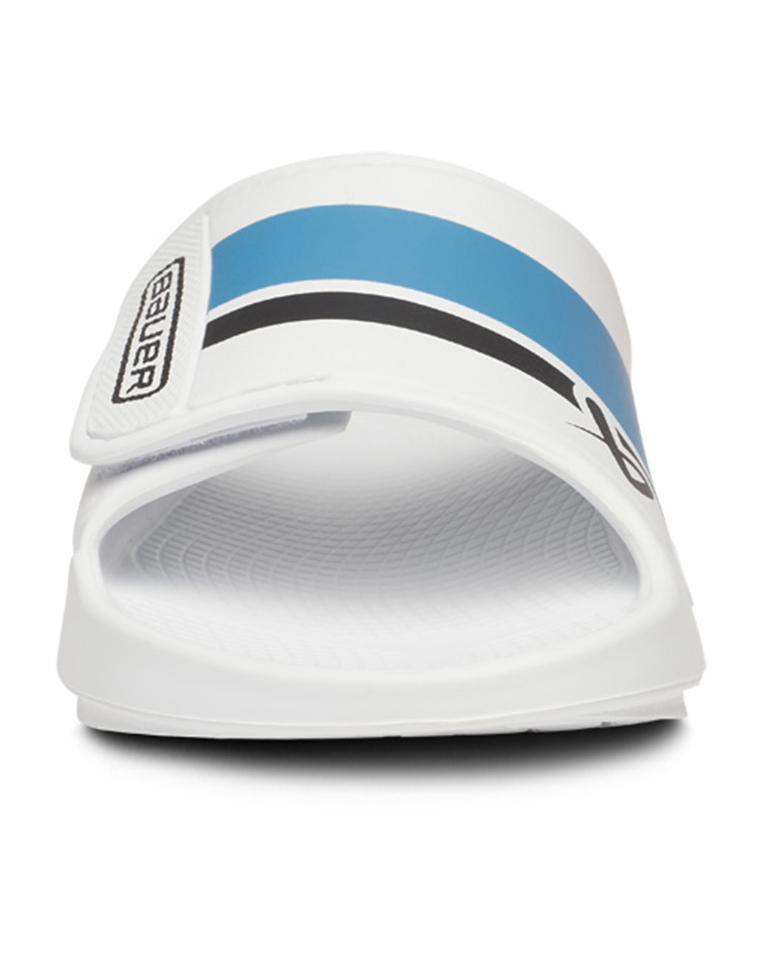 Pantofle BAUER S25 OOFOS SPORT FLEX SLIDE-WHT/BLU (1065477)
