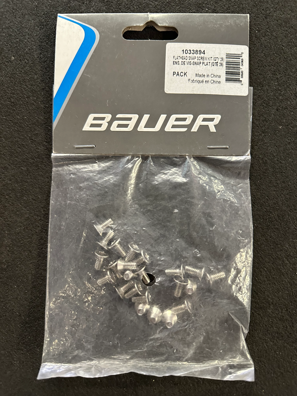 Přísl. helmy BAUER SHORT SCREW (25 PK) (1059201)