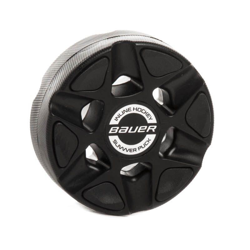 Puk BAUER RH SLIVVVER PUCK BLACK SINGLE PKGD (1049839)