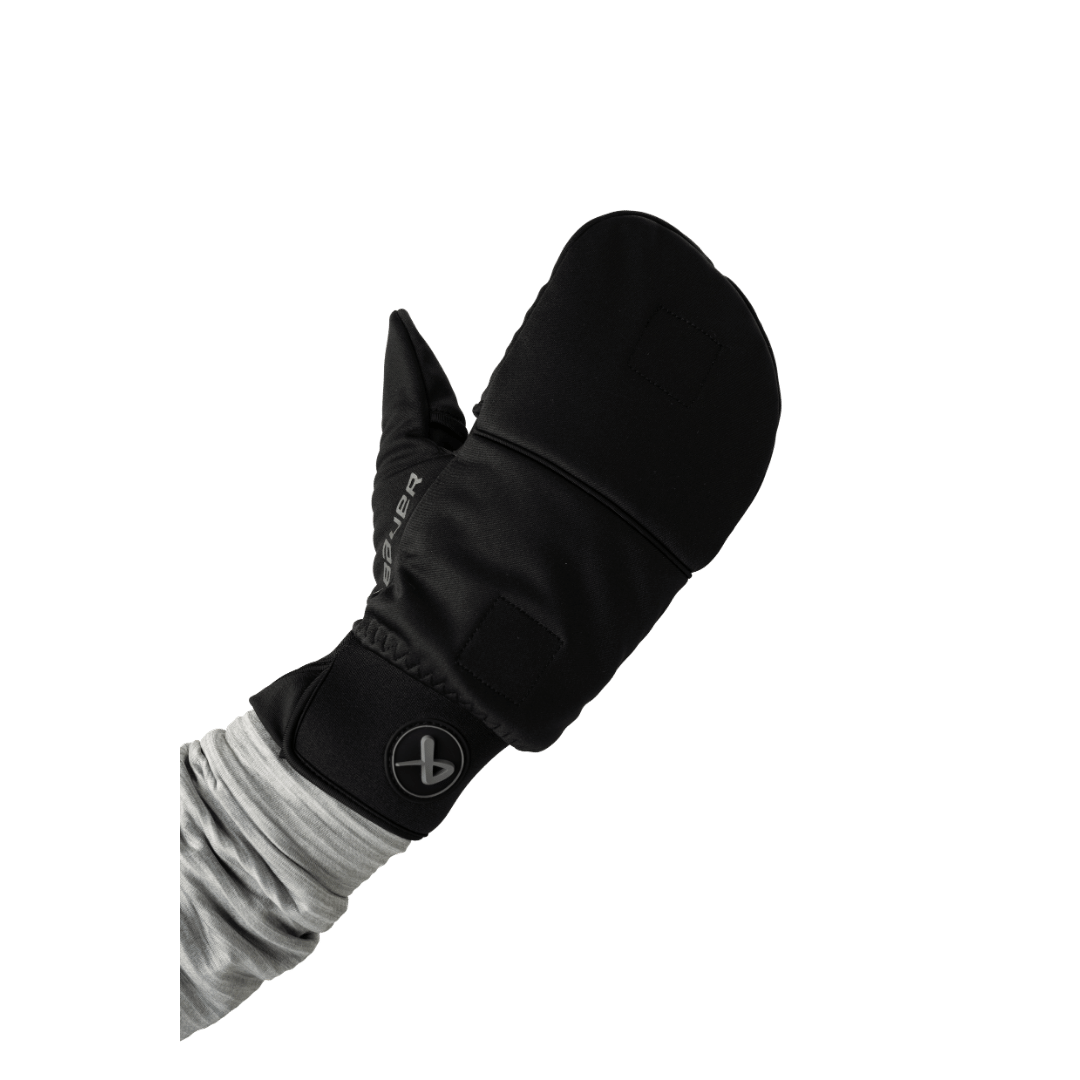 Rukavice BAUER S24 HYBRID FLIP MITTEN-SR-BLK (1064108)