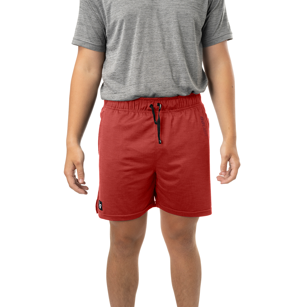 S26 BAUER TEAM KNIT SHORT-SR-RED