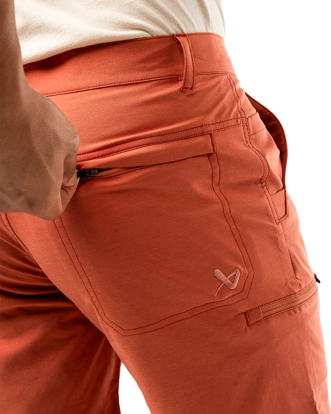 Šortky BAUER S25 7" WALKING SHORTS-SR-BRICK (1064716)