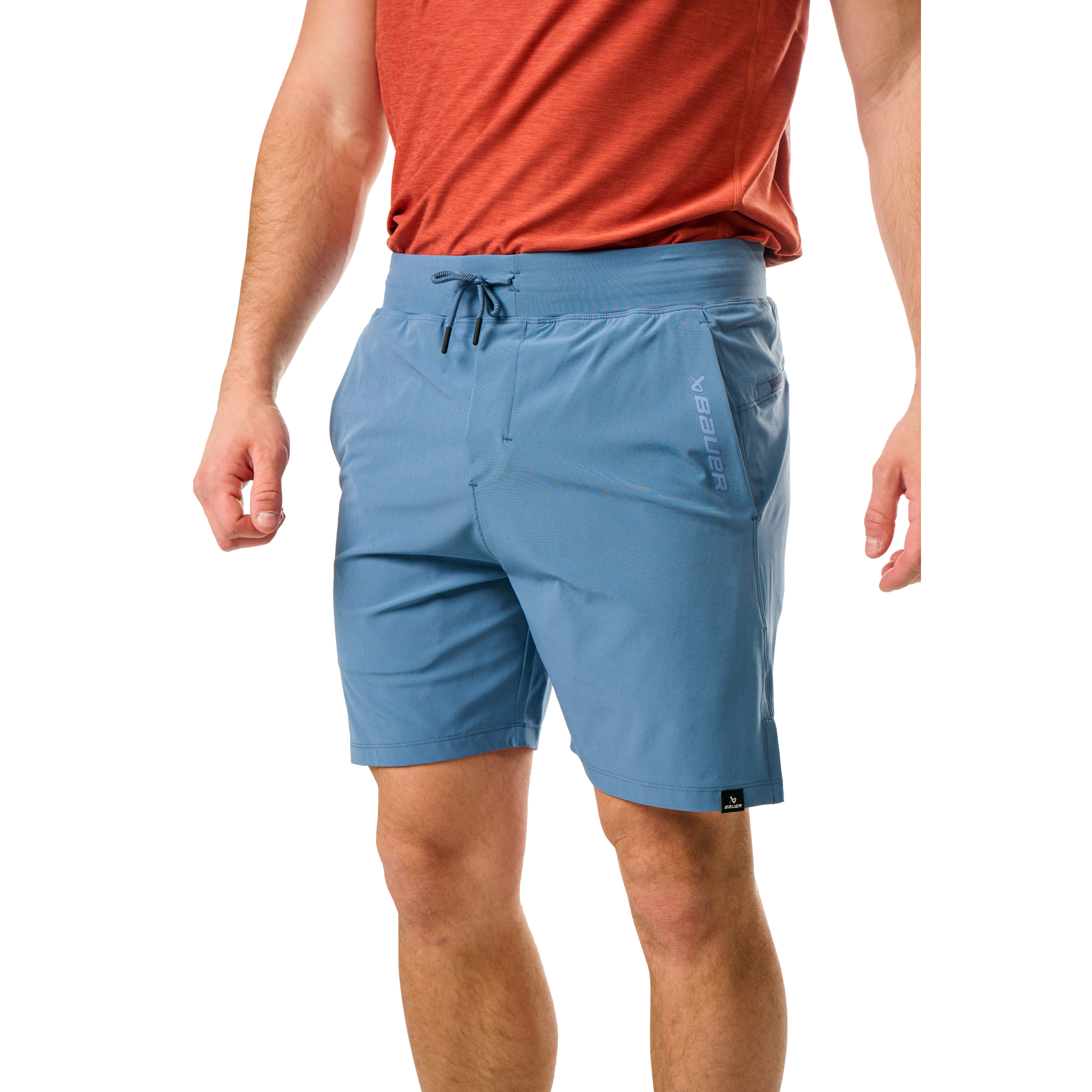 Šortky BAUER S25 FLC TRAIN SHORT-SR-BLUE HZ (1064659)