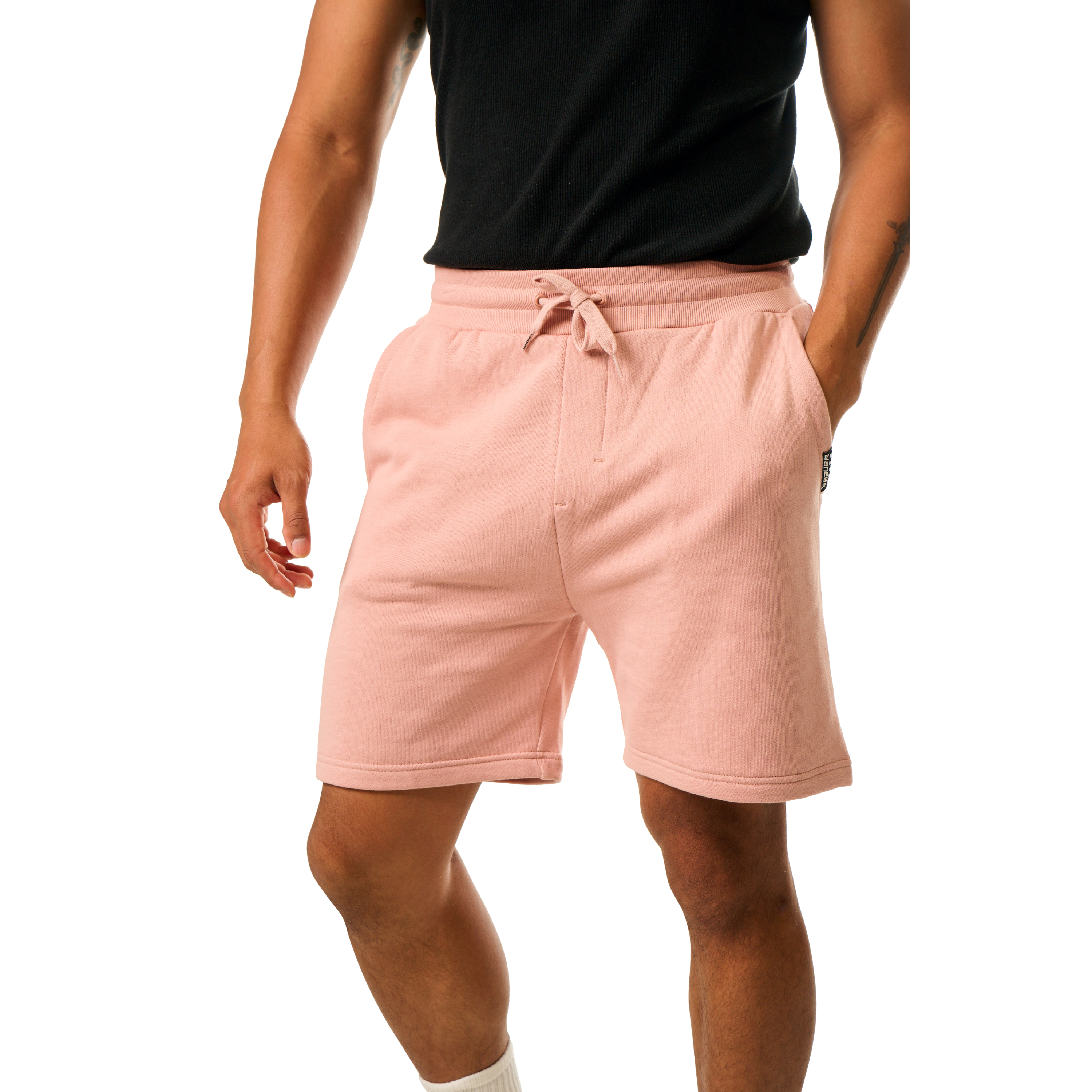 Šortky BAUER S25 FRENCH TERRY SHORT-SR-ROSE (1064652)