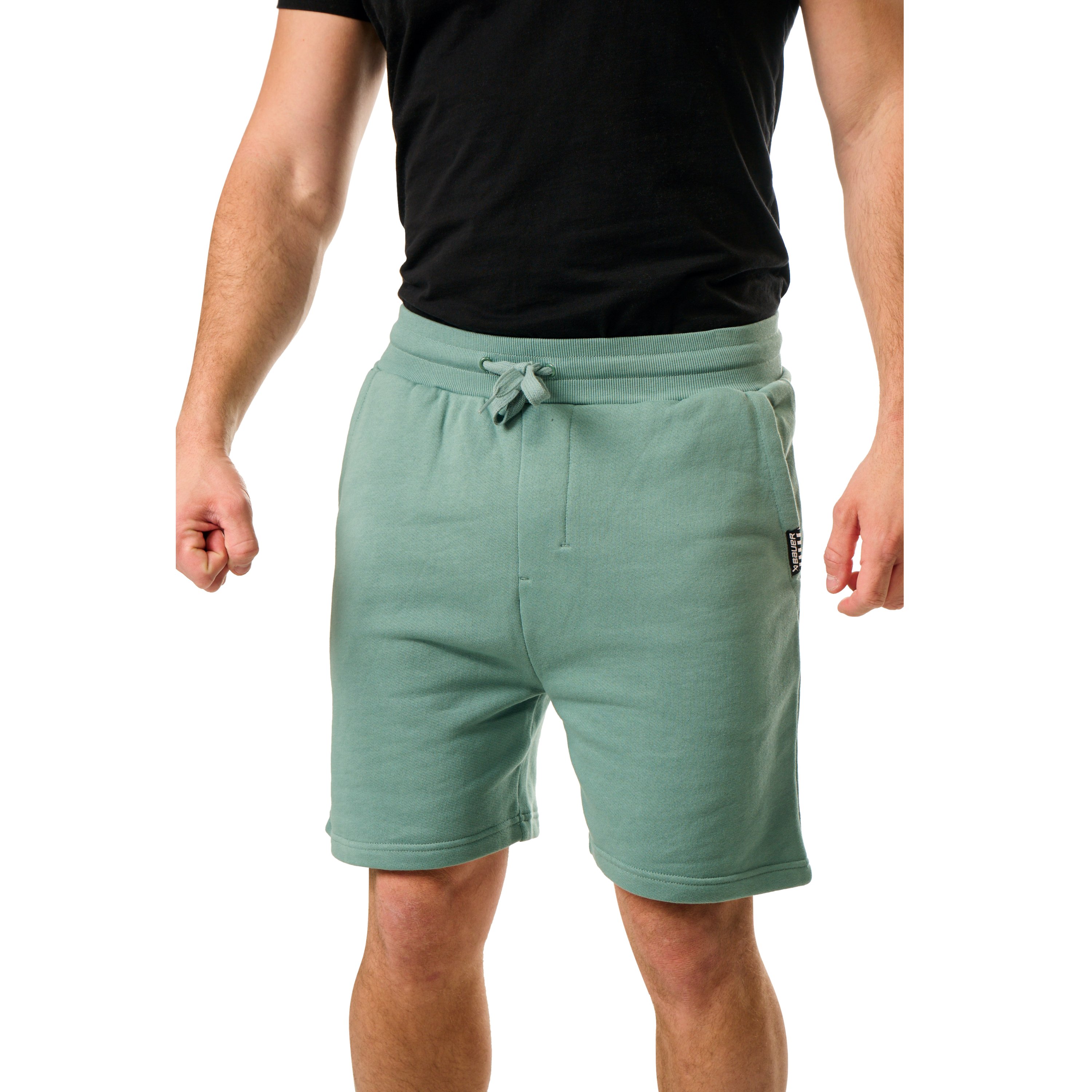 Šortky BAUER S25 FRENCH TERRY SHORT-SR-TEAL (1064654)