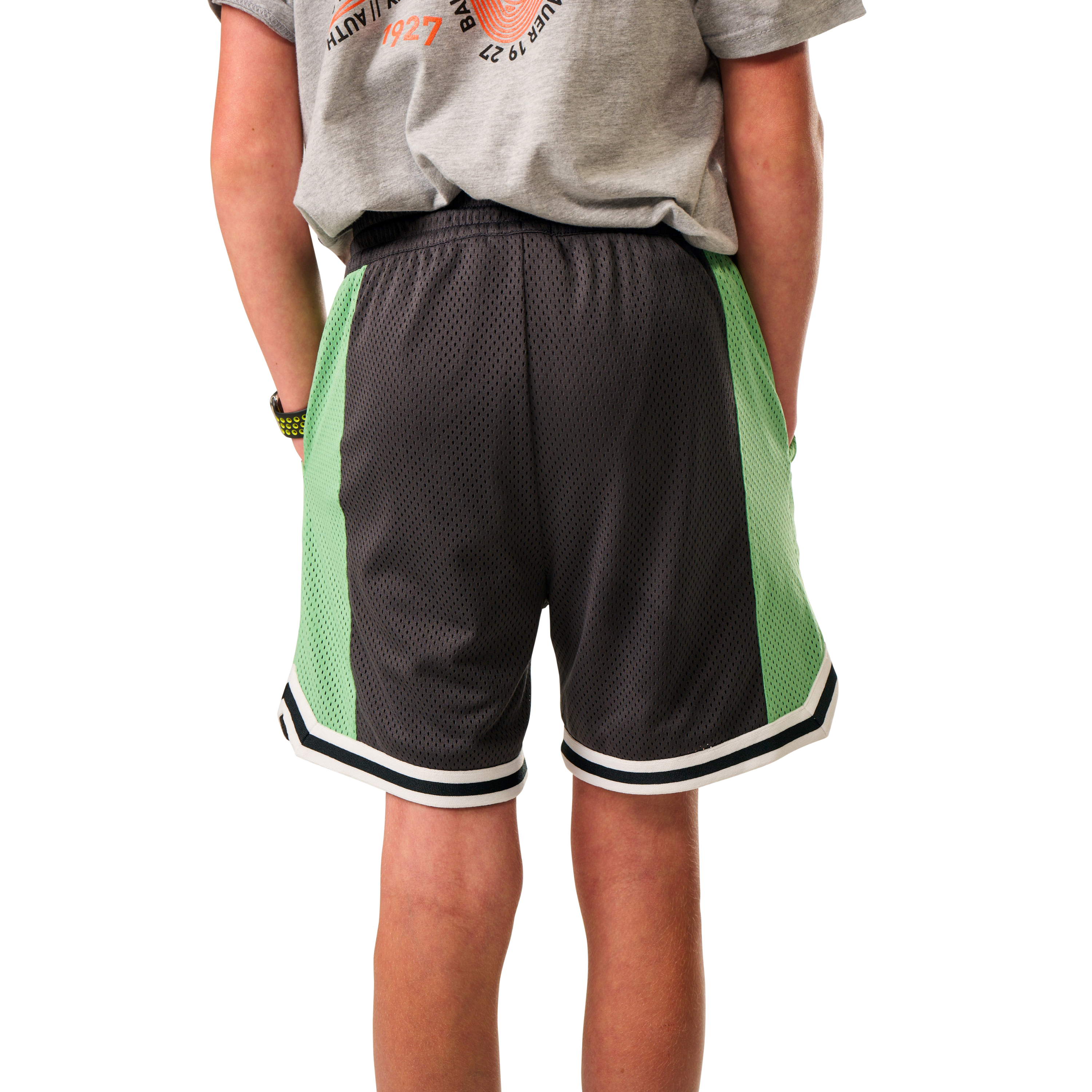 Šortky BAUER S25 MESH SHORTS-YTH-VOLCANO (1064742)