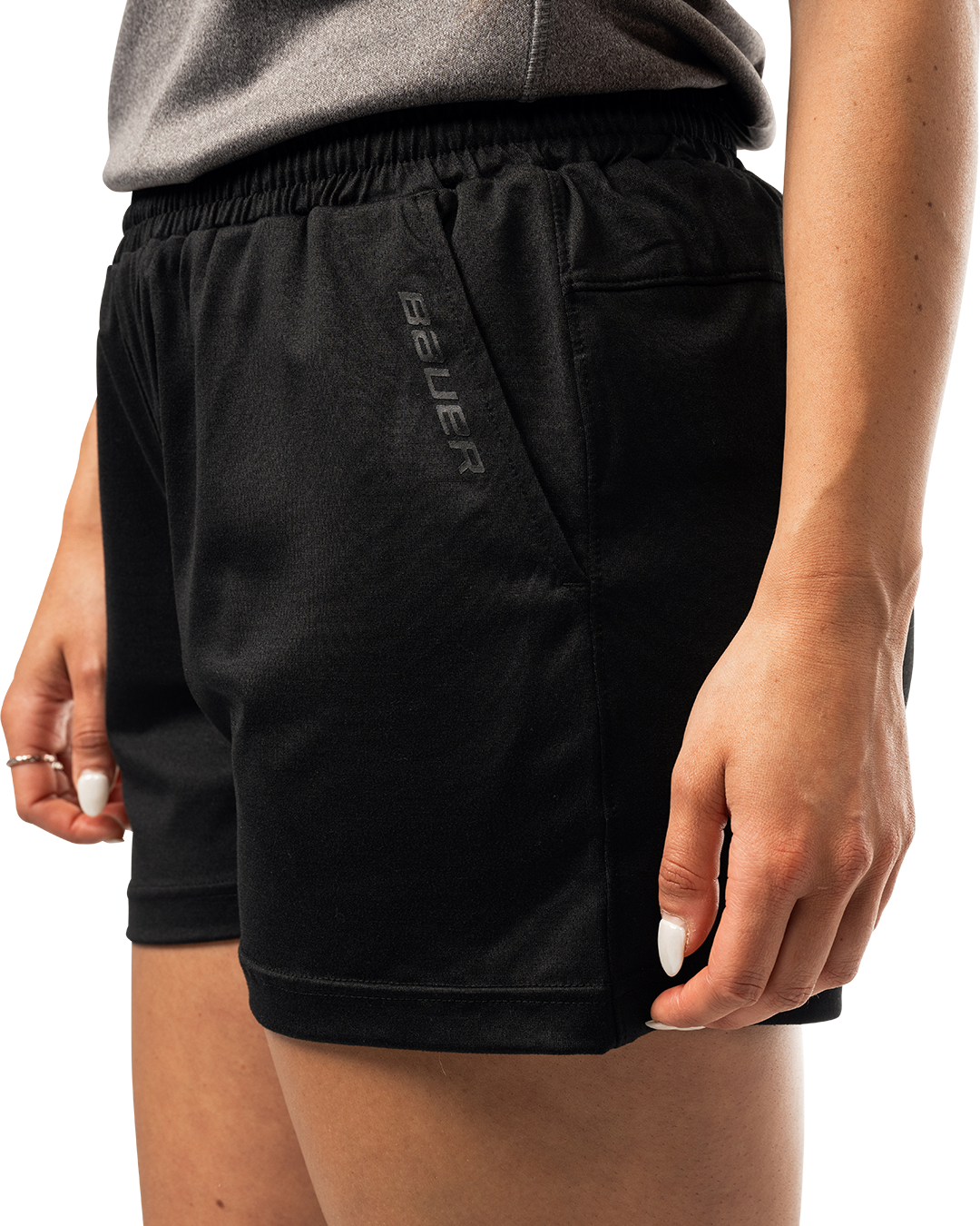 Šortky BAUER S25 WMNS TEAM TRAIN SHORT-BLK (1064622)